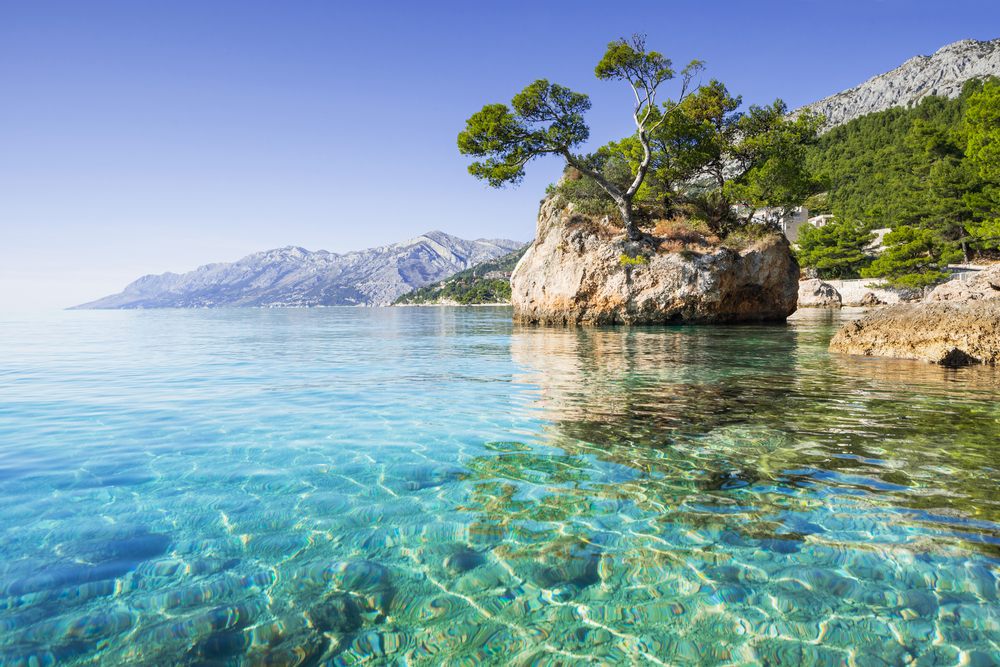 Adriatisches Meer - schöne Strände und klares Meer